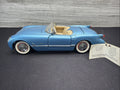 Franklin Mint 1955 Chevrolet Corvette 1:24 Diecast Model Car Blue0