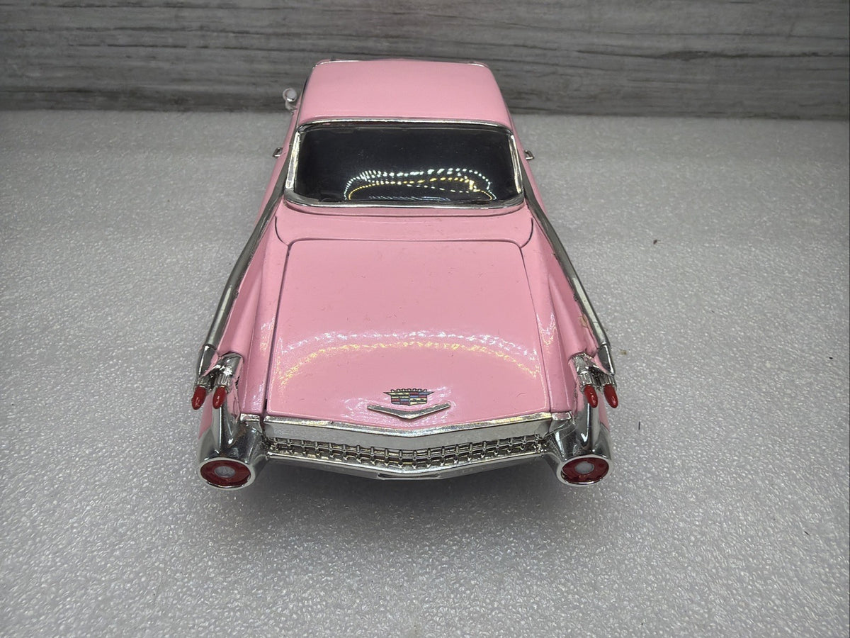 Jada, 1959 Cadillac Deville, Pink, 1:24 Diecast Car W Opening Doors Nice No Box15