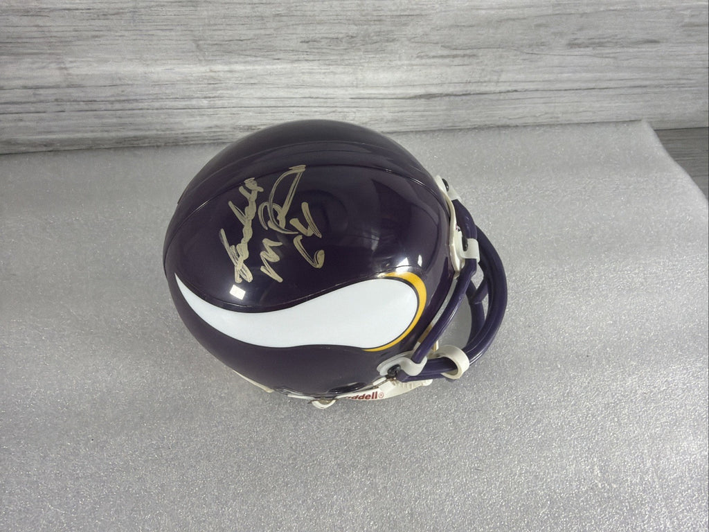 RANDEL MCDANIEL Signed MN  Vikings Mini Helmet NO COA PLEASE READ,AUTHENTIC3