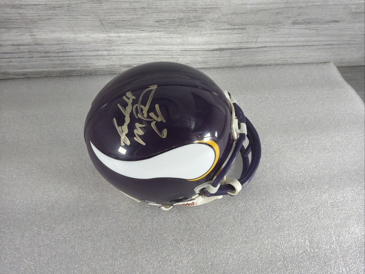 RANDEL MCDANIEL Signed MN  Vikings Mini Helmet NO COA PLEASE READ,AUTHENTIC3