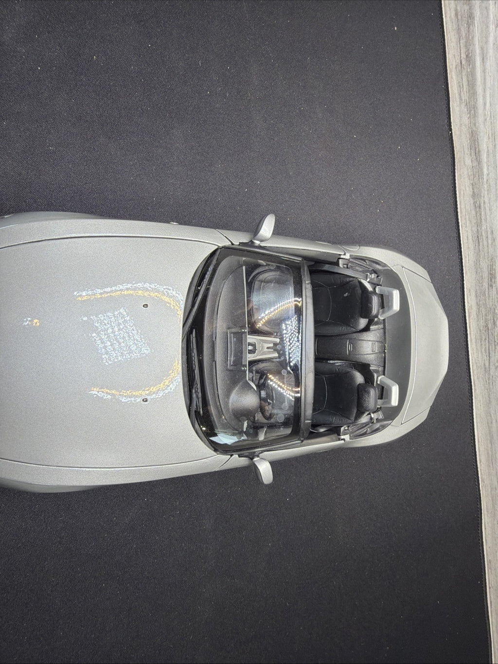 Welly BMW Z4 1:18 Silver Diecast Sport Car with Opening Doors Nice No Box11