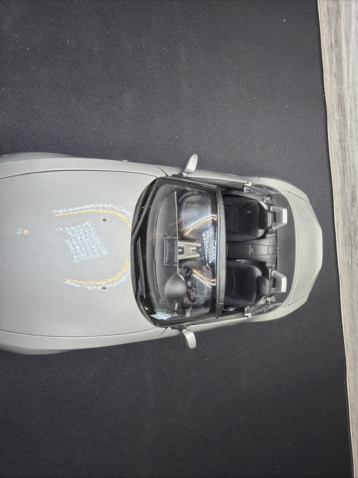 Welly BMW Z4 1:18 Silver Diecast Sport Car with Opening Doors Nice No Box11