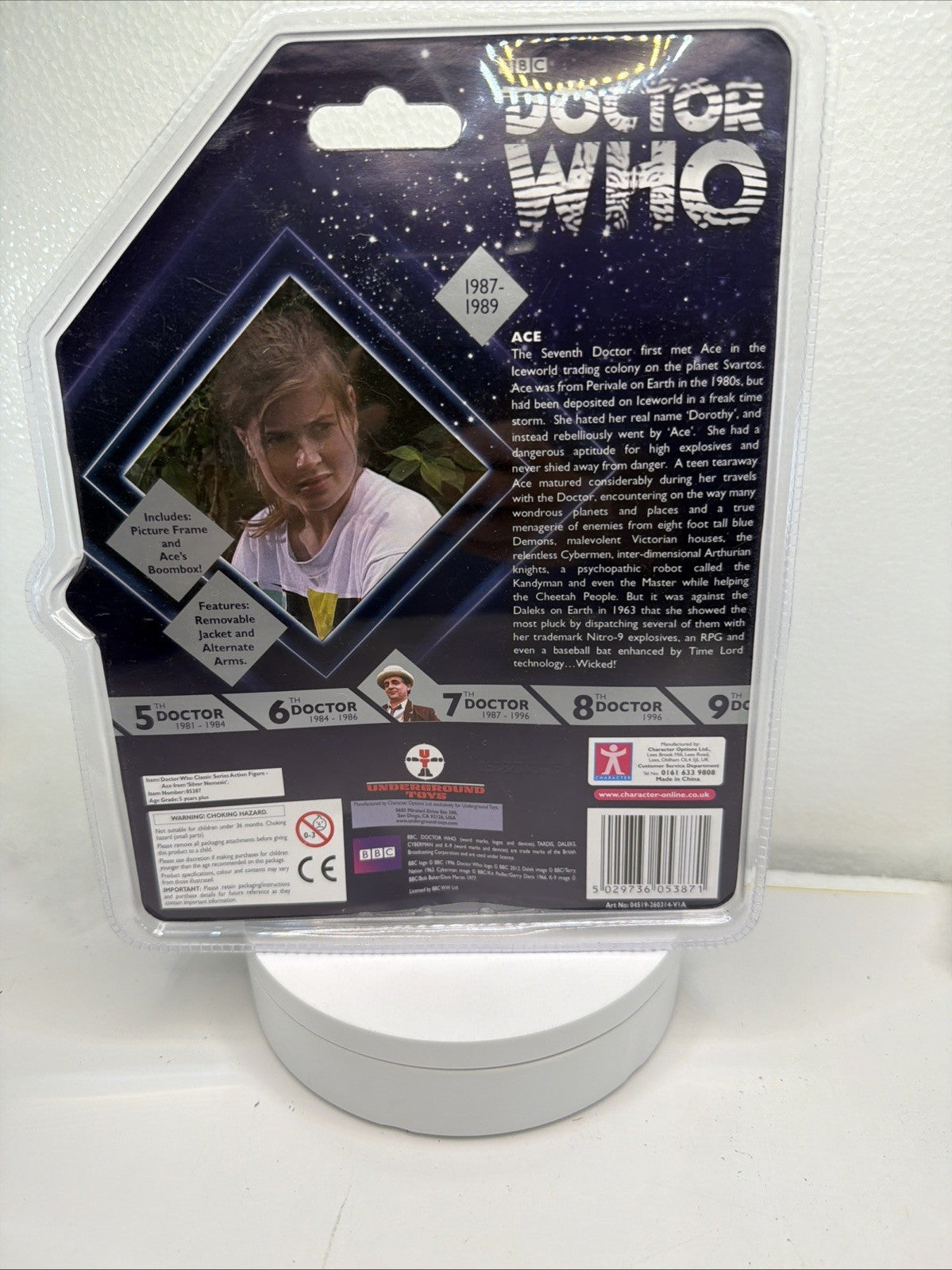 ACE (REMEMBRANCE OF THE DALEKS) SEVENTH DOCTOR WHO 7th NEW CHARACTER OPTIONS6