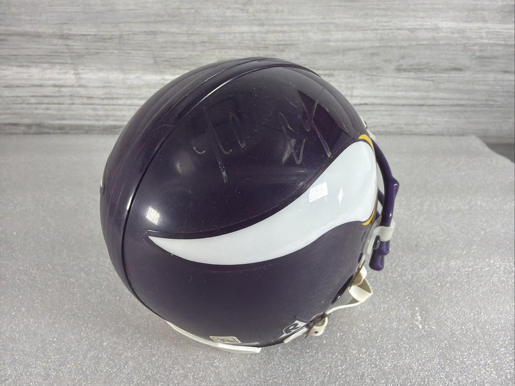 RANDALL CUNNINGHAM Signed MN  Vikings Mini Helmet NO COA PLEASE READ,AUTHENTIC9