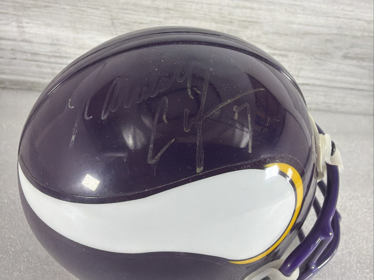 RANDALL CUNNINGHAM Signed MN  Vikings Mini Helmet NO COA PLEASE READ,AUTHENTIC1