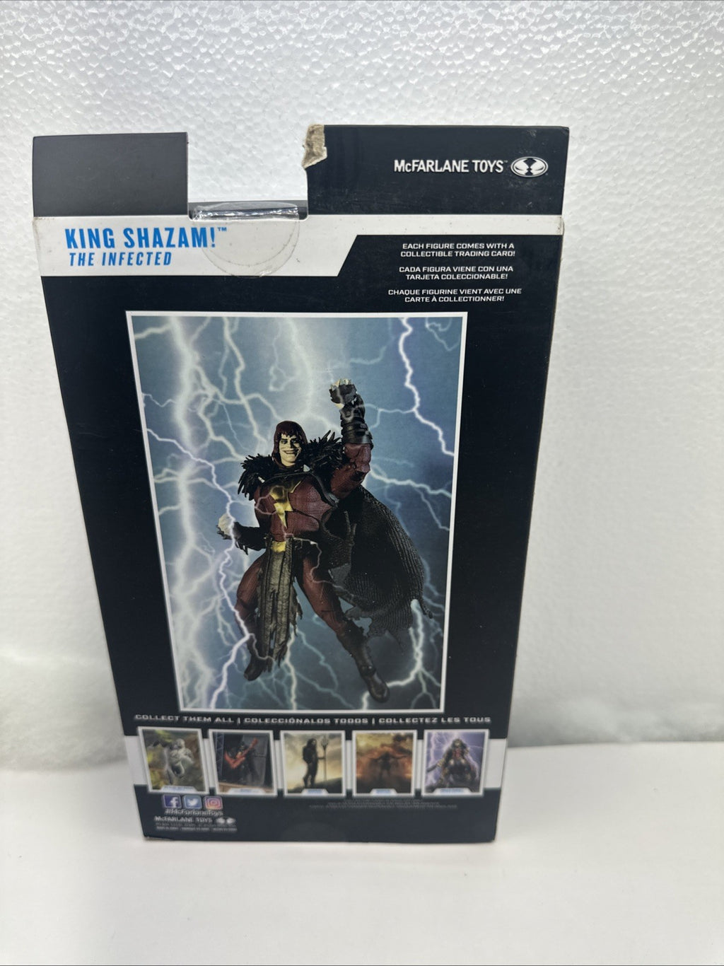 KING SHAZAM McFarlane DC Multiverse 7" Figure New With Tag Damage5