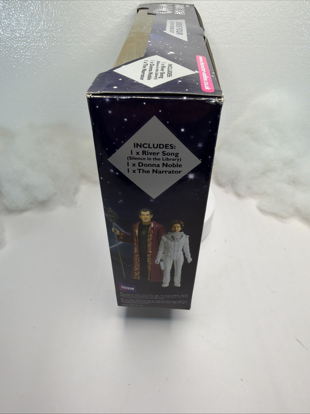 Doctor Who Series Four Action Figure Set: River Song~Narrator~Donna Noble NEW 411