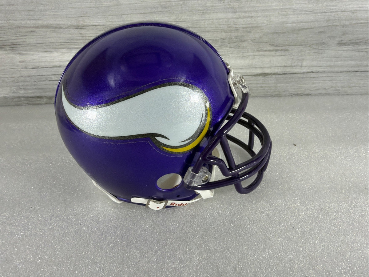 CHRISTIAN PONDER Signed MN  Vikings Mini Helmet NO COA PLEASE READ,AUTHENTIC5