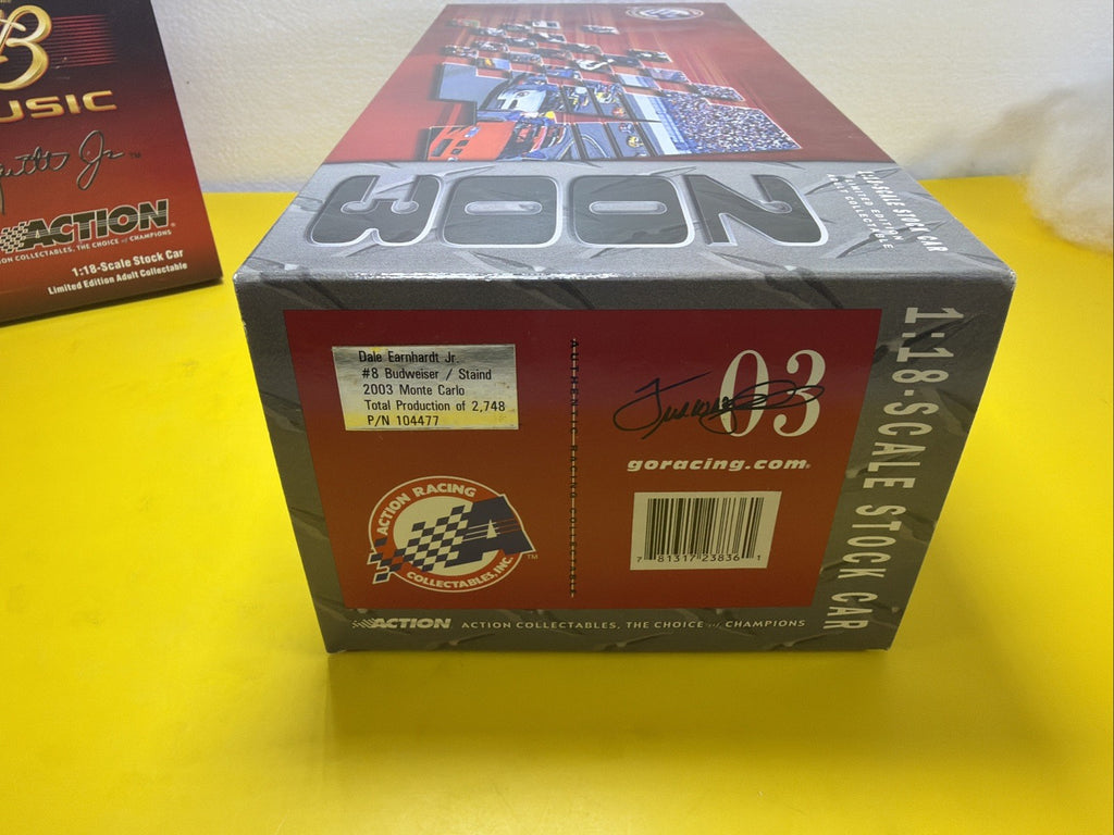 ACTION DALE EARNHARDT JR. #8 BUDWEISER / STAIND 2003 MONTE CARLO 1:18 NEW RARE14