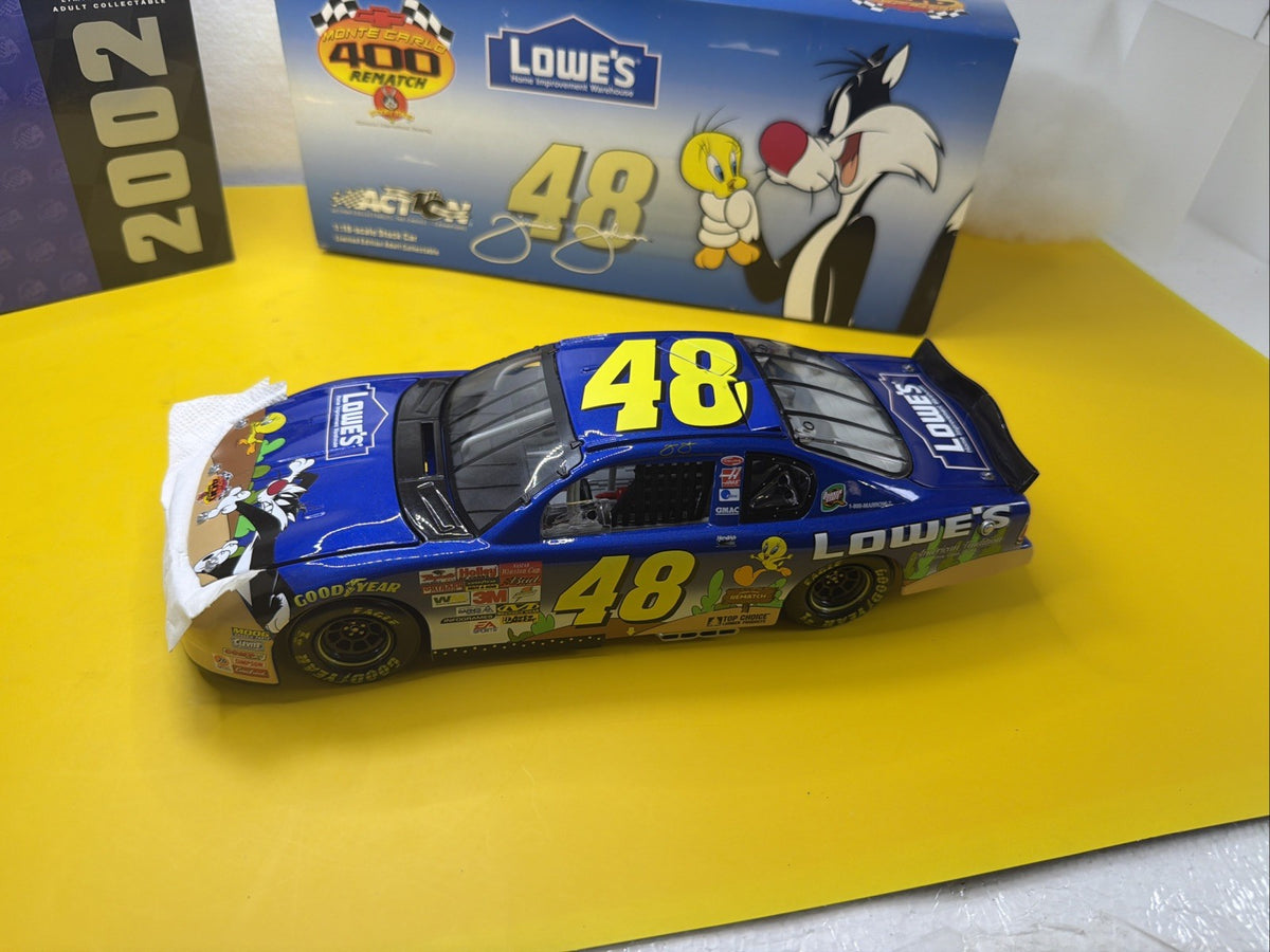Jimmie Johnson #48 Lowe’s Looney Tunes 400 Rematch 2002 1/18 Nascar Diecast10