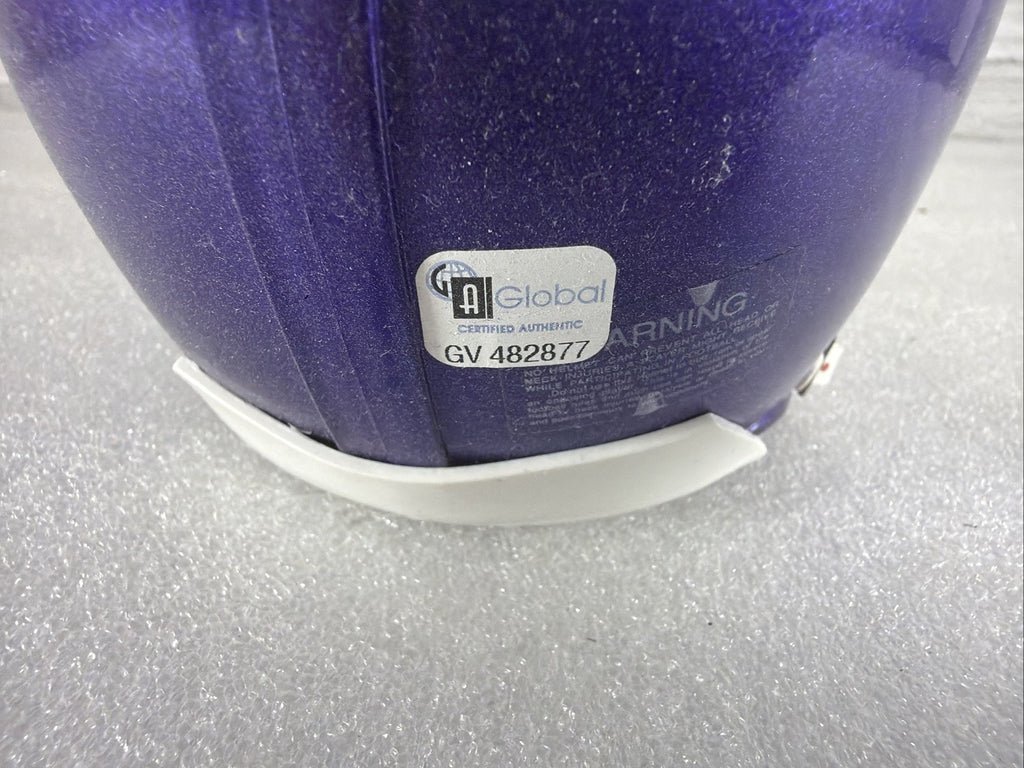 ADRIAN PETERSON Signed Vikings Mini Helmet NO COA PLEASE READ,AUTHENTIC9
