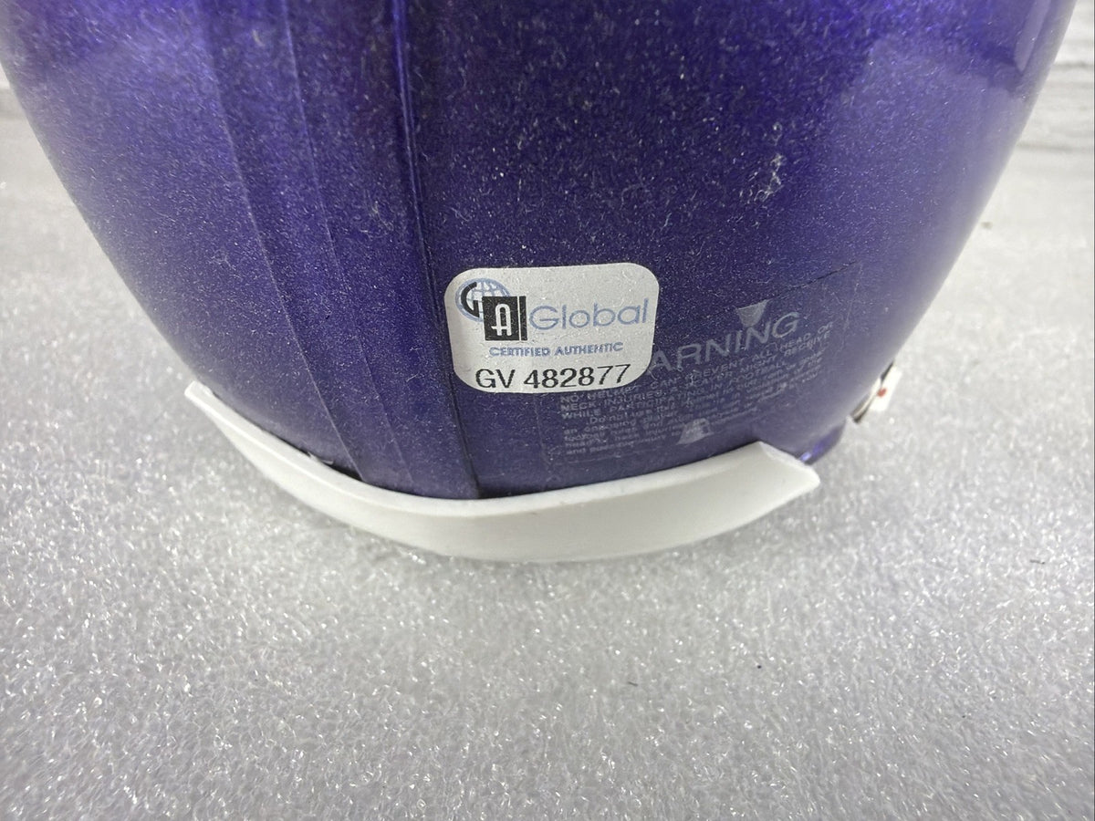 ADRIAN PETERSON Signed Vikings Mini Helmet NO COA PLEASE READ,AUTHENTIC9