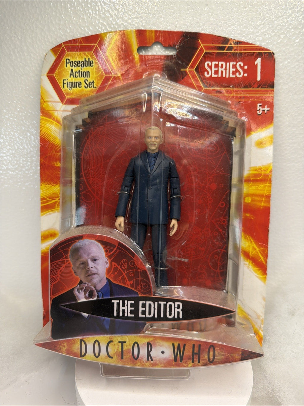 Vintage 5.5 Inch Doctor Who Series 1 “The Editor “ Sealed New.0