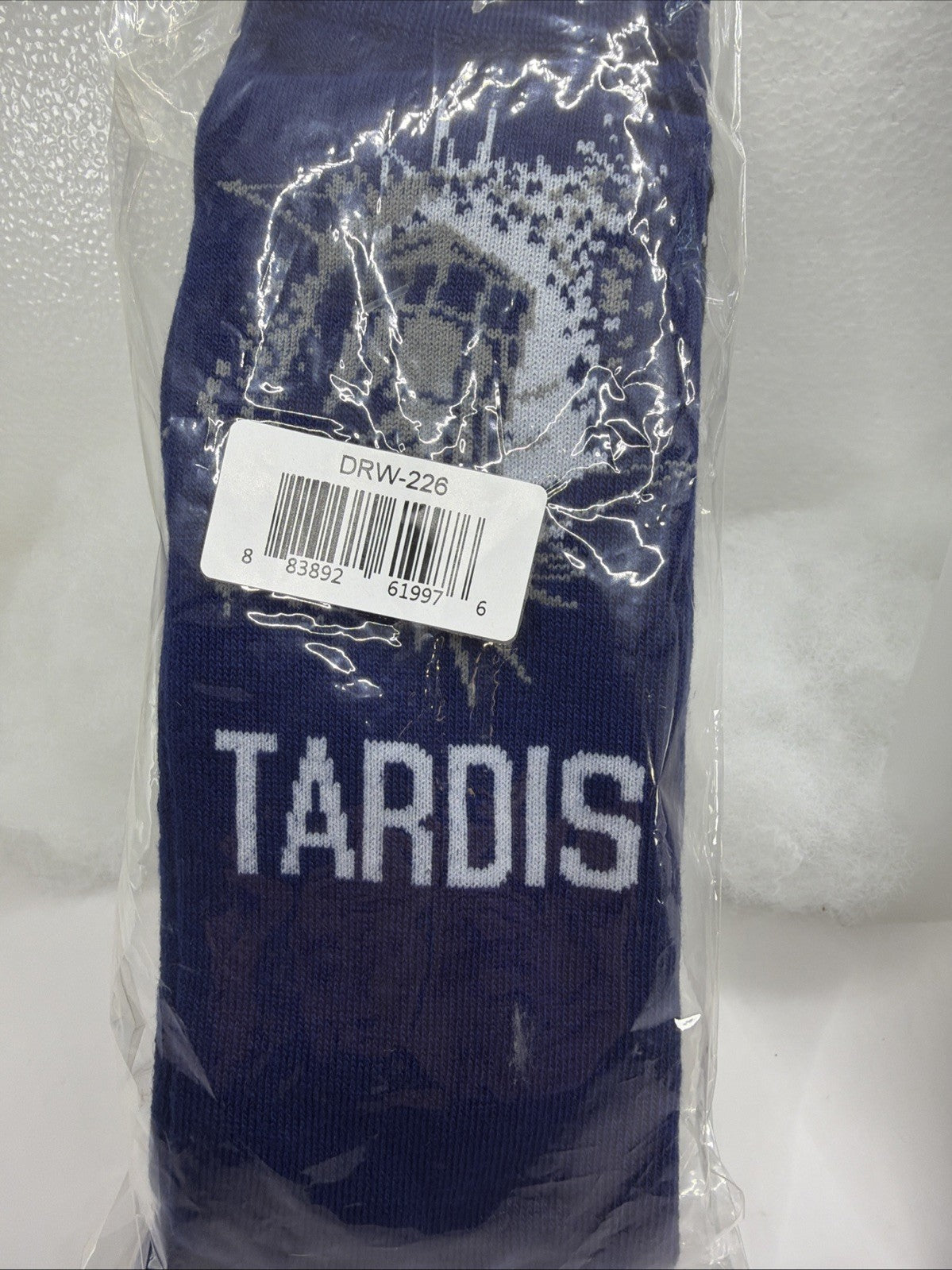 2 Pair Doctor Who Socks Leg Wear Men’s 9-13 , Women’s 4-10 Brand New In Sealed1