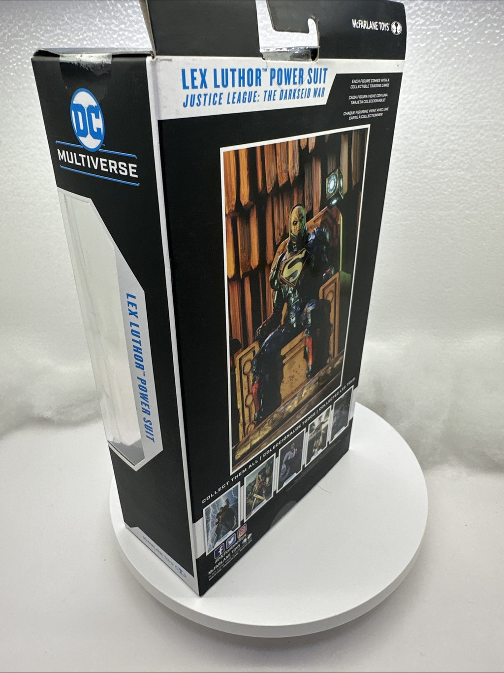 LEX LUTHOR McFarlane DC Multiverse Blue Power Suit & Throne 7" NEW Action Figure5
