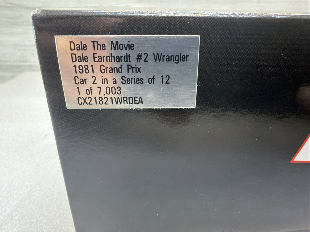Dale Earnhardt Dale The Movie #2 Wrangler 1981 Grand Prix Car 2/12 LTD EDITION19
