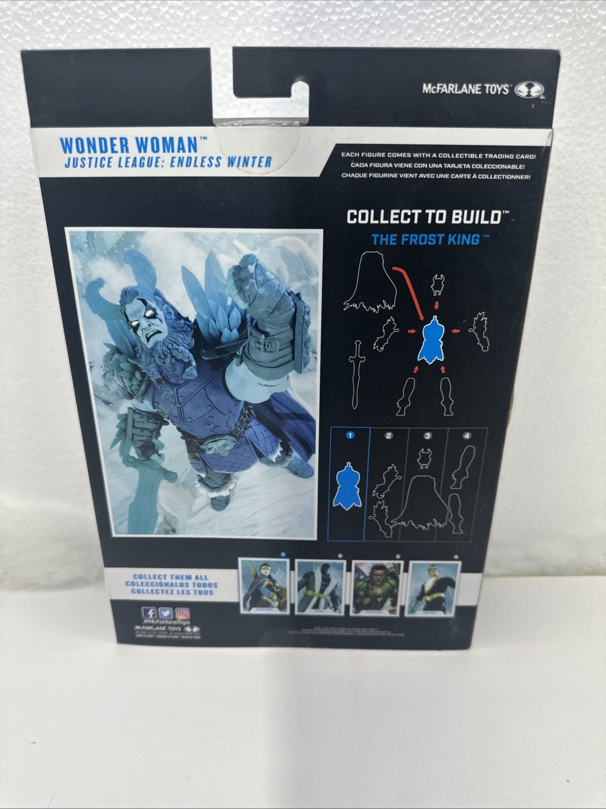 McFarlane Endless Winter Wonder Woman * BAF Frost King 7-Inch Figure Fac Sealed 6