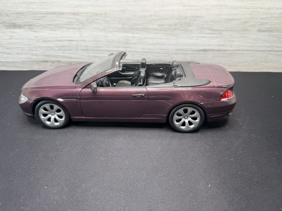 RARE Welly 1/18 BMW 645Ci Die-cast Car Model Collection burgundy No Box7