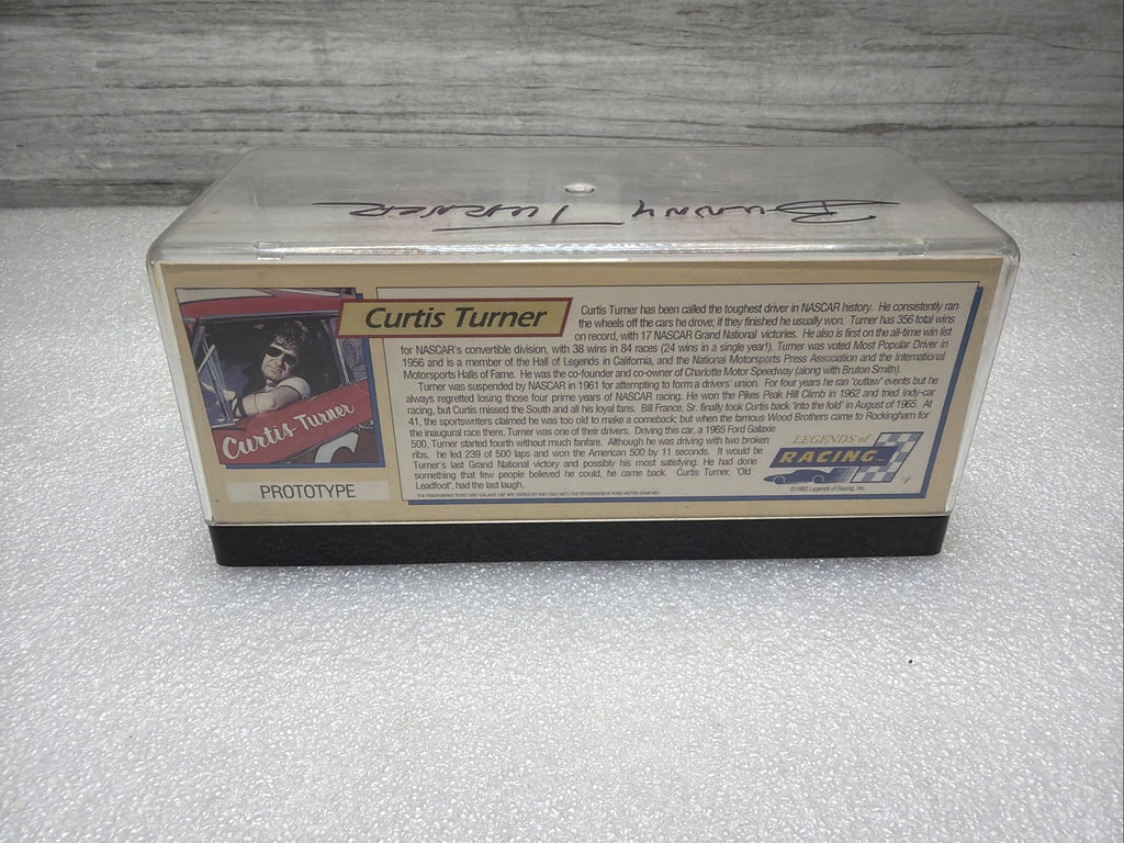 Legends of Racing 1/43 scale diecast Curtis Turner #41  1965 Ford Galaxie Signed4