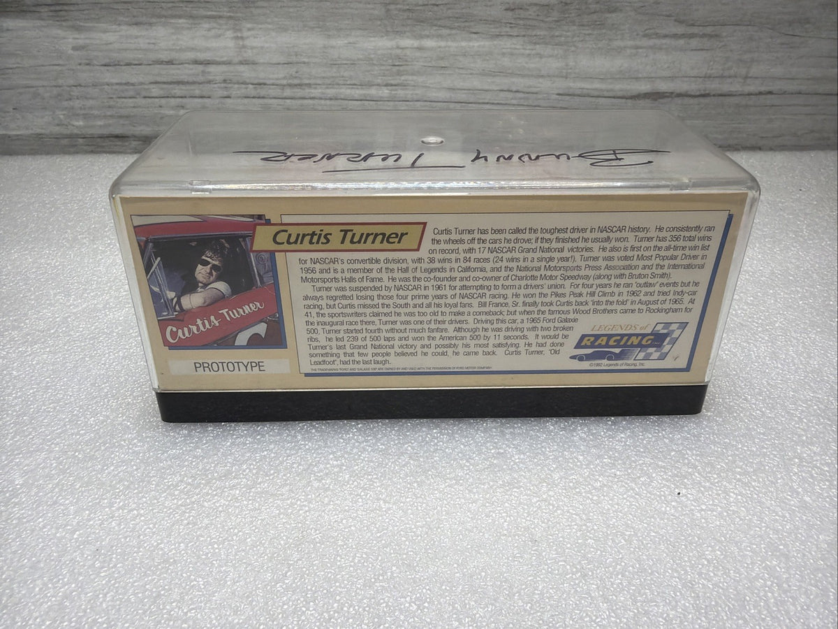 Legends of Racing 1/43 scale diecast Curtis Turner #41  1965 Ford Galaxie Signed4