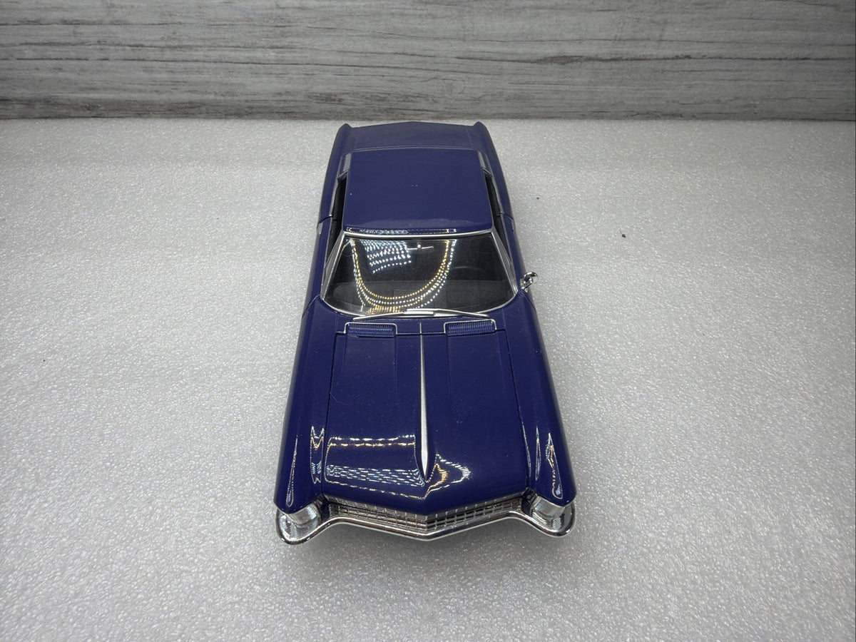 1965 BUICK RIVIERA GRAND SPORT HARD TOP WELLY 24072 1/24 DIECAST CAR BLUE NO BOX4