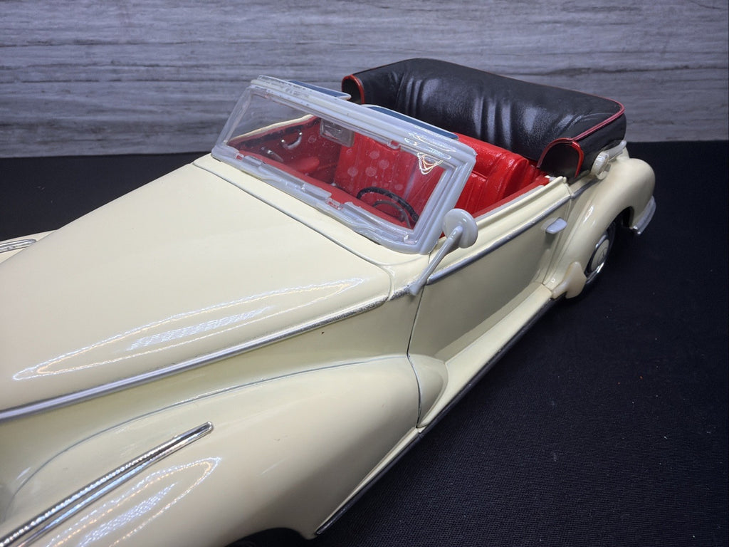 RARE Welly 1955 Black Mercedes-Benz 300s Die-Cast 1:18 Convertible NO BOX7