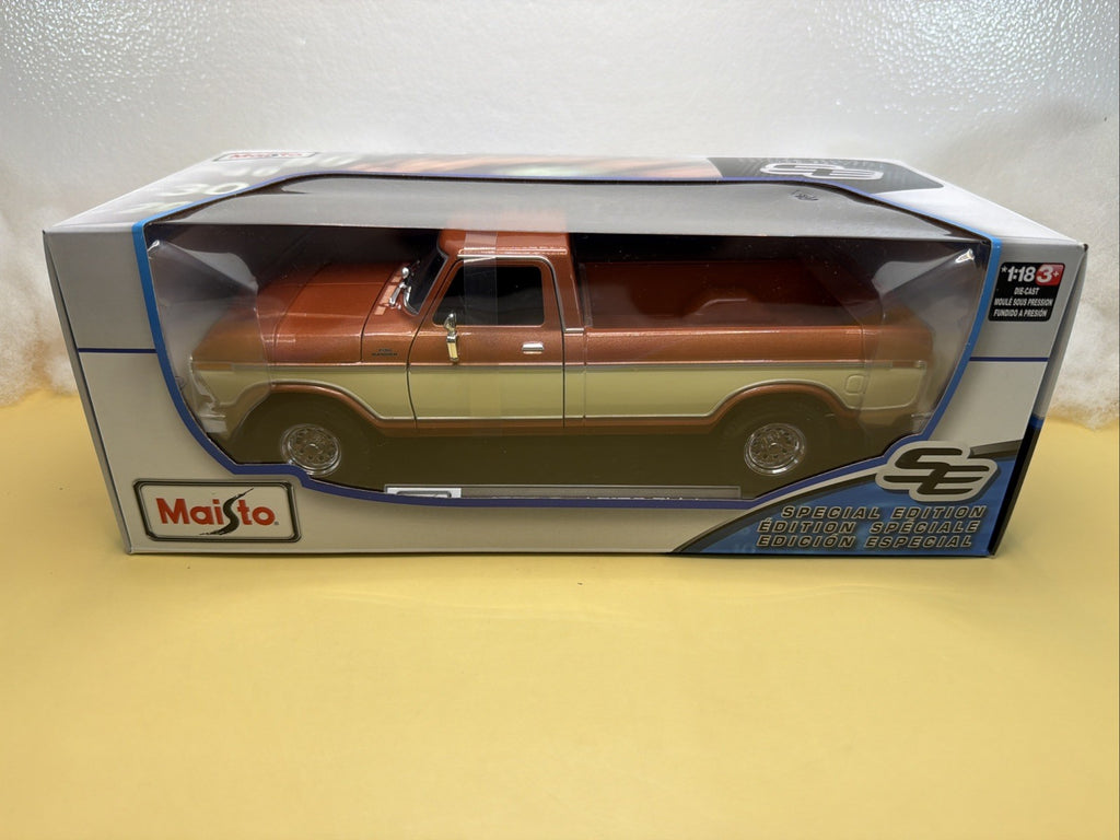 New Maisto 1979 Ford F 150 Diecast Model Car Special Edition 1:18 Brand New0