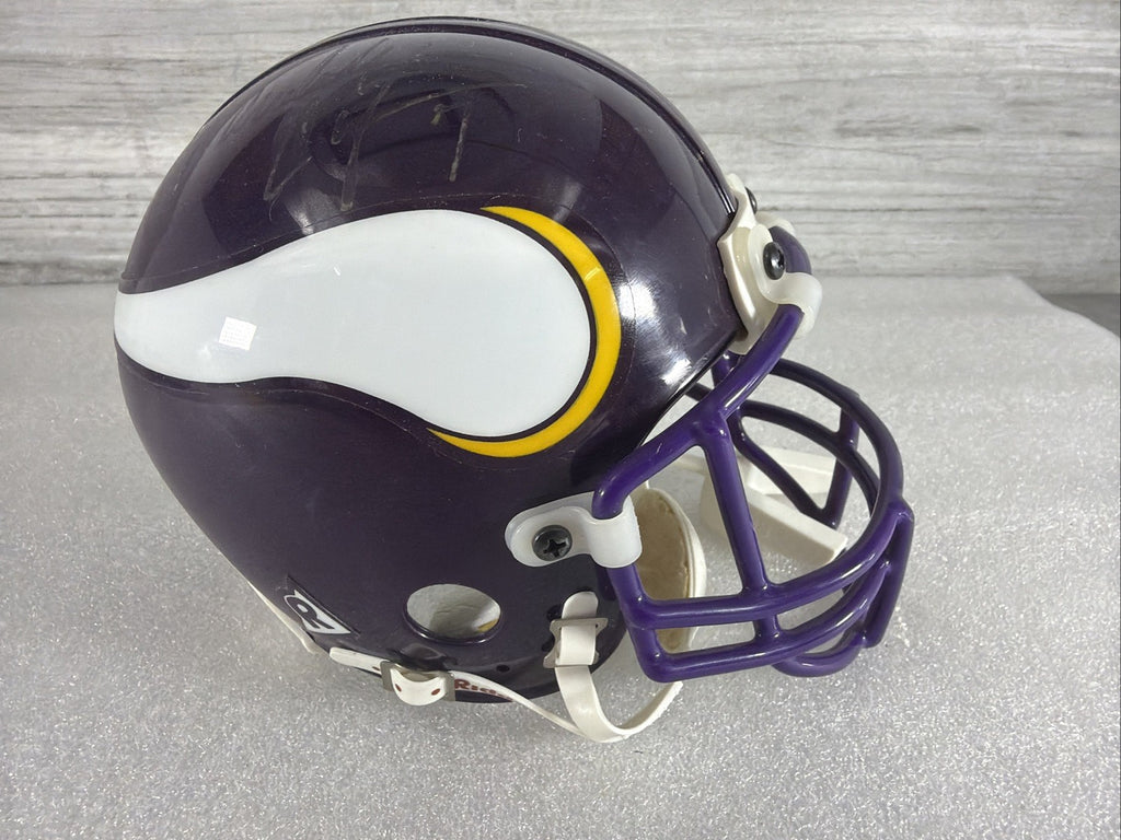 RANDALL CUNNINGHAM Signed MN  Vikings Mini Helmet NO COA PLEASE READ,AUTHENTIC10