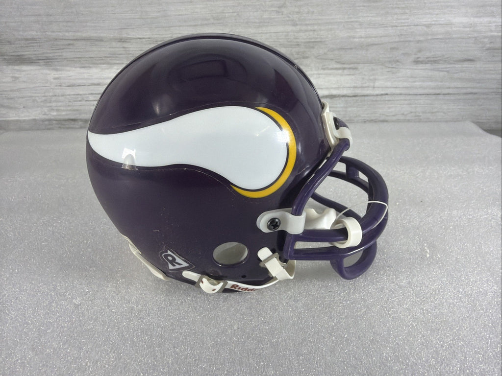 JEFF GEORGE  Signed Minnesota Vikings Mini Helmet NO COA PLEASE READ,AUTHENTIC5