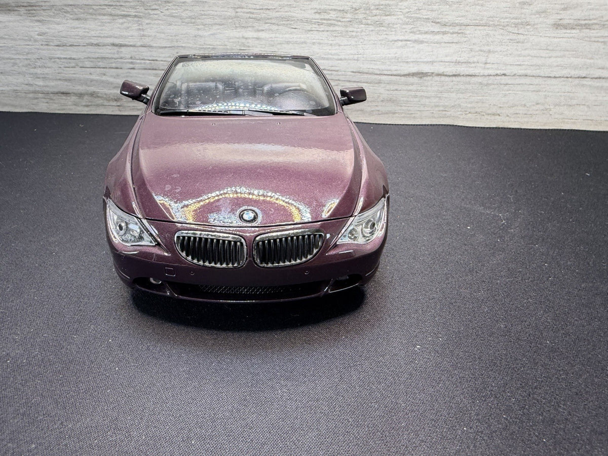 RARE Welly 1/18 BMW 645Ci Die-cast Car Model Collection burgundy No Box4