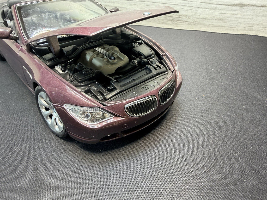 RARE Welly 1/18 BMW 645Ci Die-cast Car Model Collection burgundy No Box13