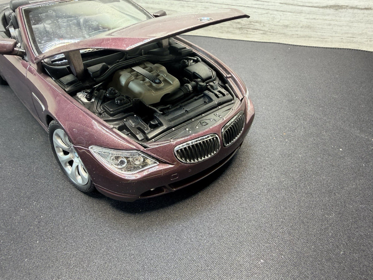 RARE Welly 1/18 BMW 645Ci Die-cast Car Model Collection burgundy No Box13