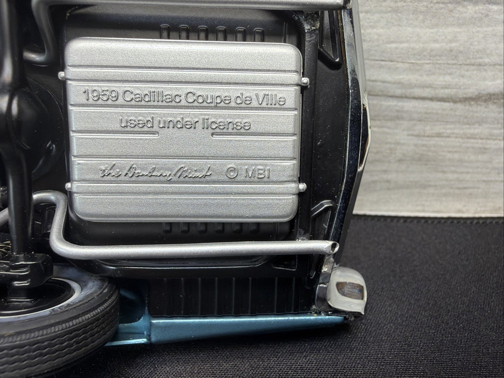 Danbury Mint 1959 Cadillac Coupe de Ville No Box Nice Blue Minor Damage18