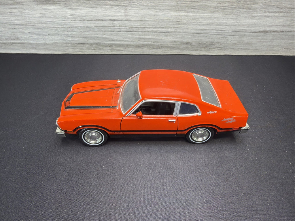 Motor Max 1974 Ford Maverick 1/24 Diecast Model Underneath Damage7