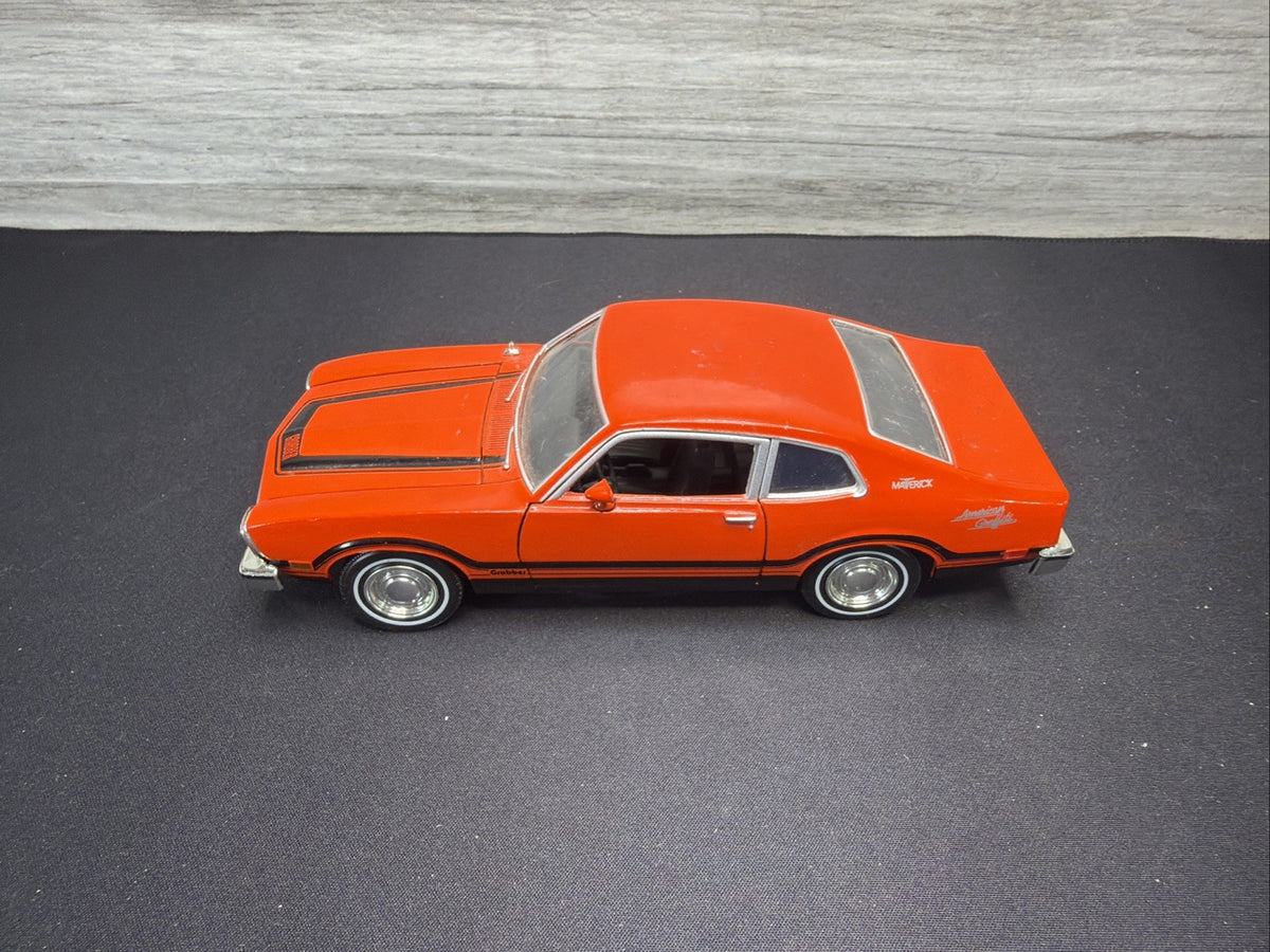 Motor Max 1974 Ford Maverick 1/24 Diecast Model Underneath Damage7