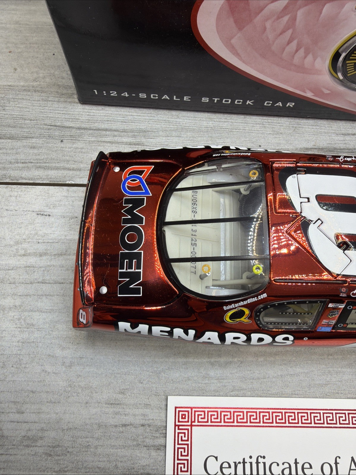 Action 1:24 Earnhardt Jr. #8 Menards Daytona Raced Win 2006 Chevy Chrome 1/25088