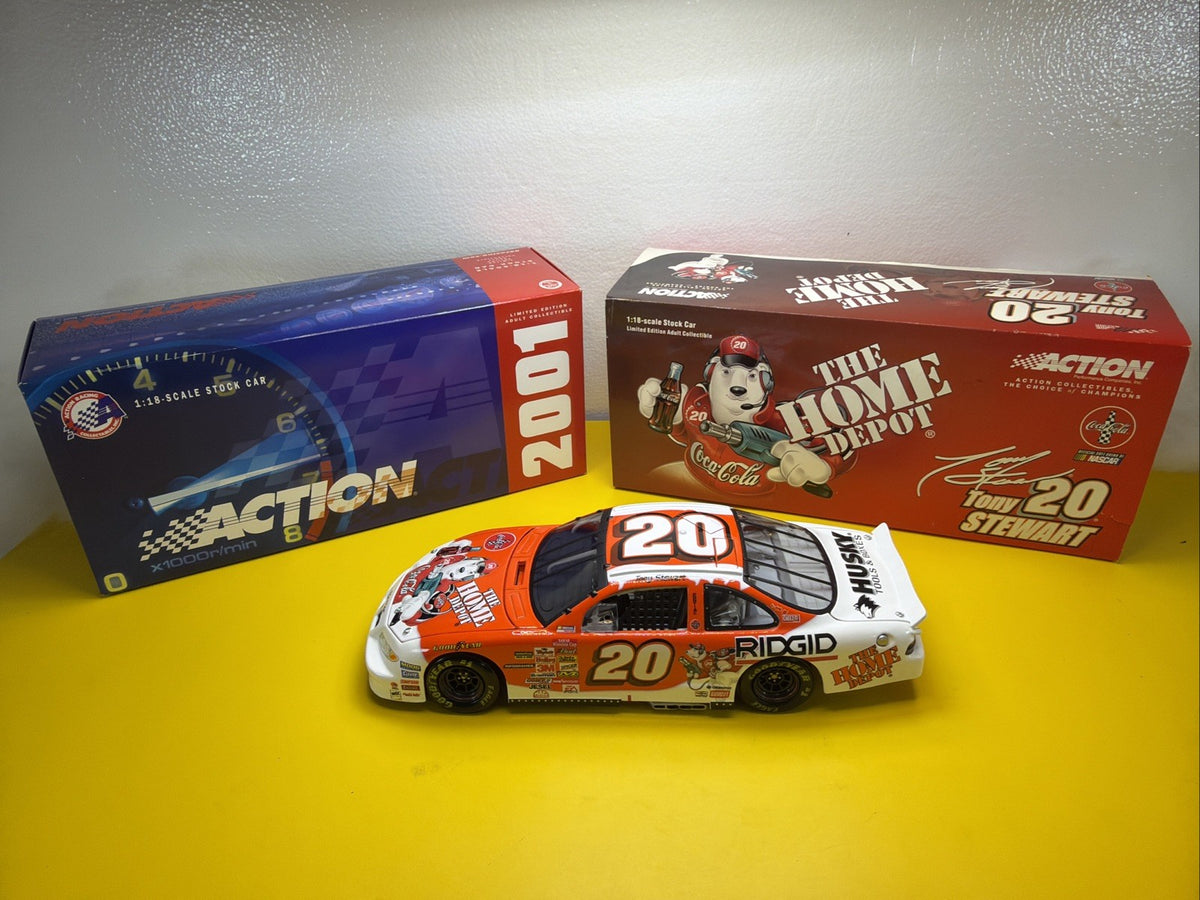 2001 Tony Stewart Home Depot Coca-Cola Polar Bear 1/18 Action Nascar 1/25080