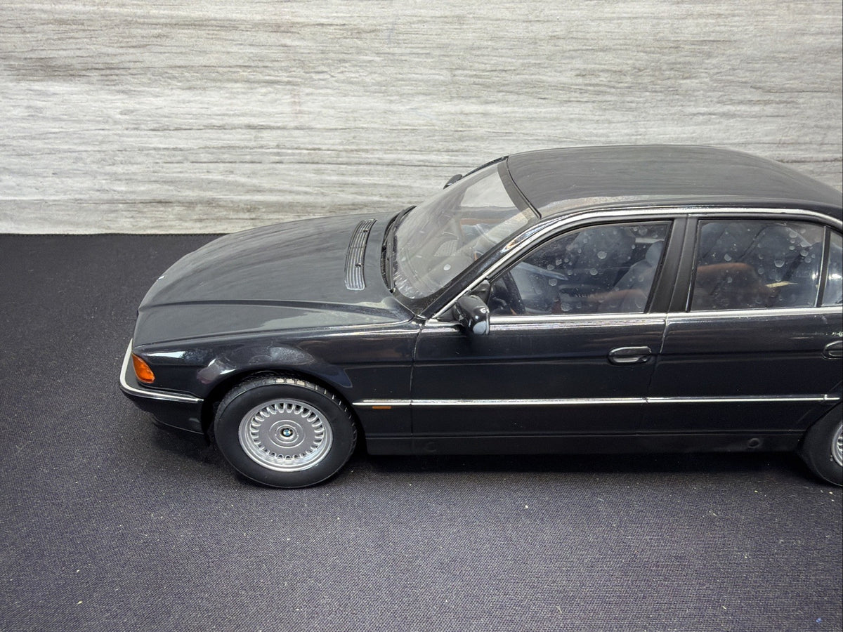 RARE 1:18 KK SCALE 1994 BMW 740i E38 7-series Black  Metallic Diecast  NO BOX7