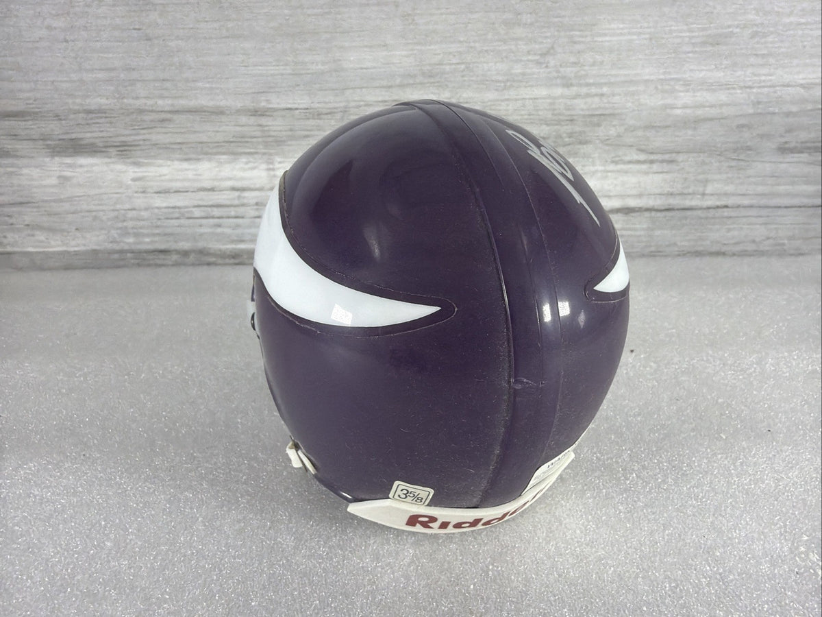 BRAD JOHNSON Signed Minnesota Vikings Mini Helmet NO COA PLEASE READ,AUTHENTIC5