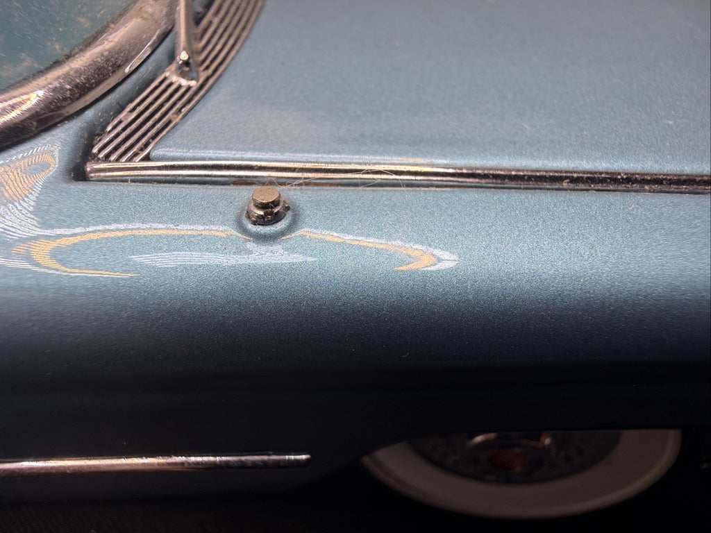 Danbury Mint 1959 Cadillac Coupe de Ville No Box Nice Blue Minor Damage15