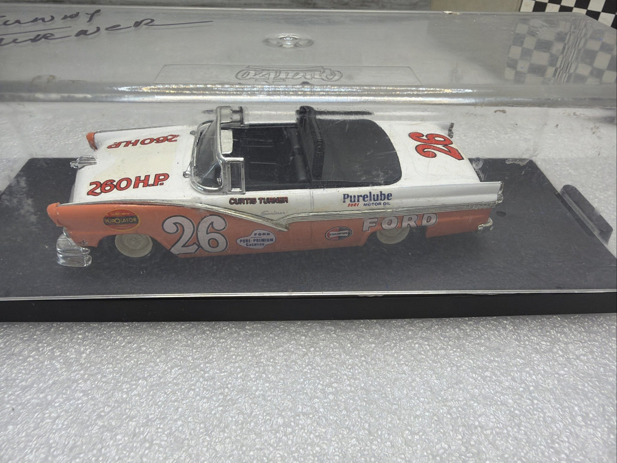 Curtis Turner #26 Ford Convertable Quartzo Legend Series  1/43rd Signed Read9