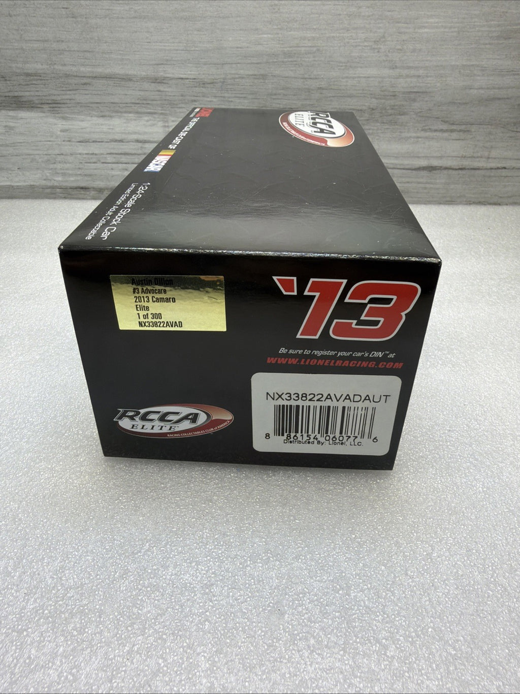 2012 RCCA ELITE Austin Dillon Advocare 1/24 Signed 103/300 W/COA NEW17