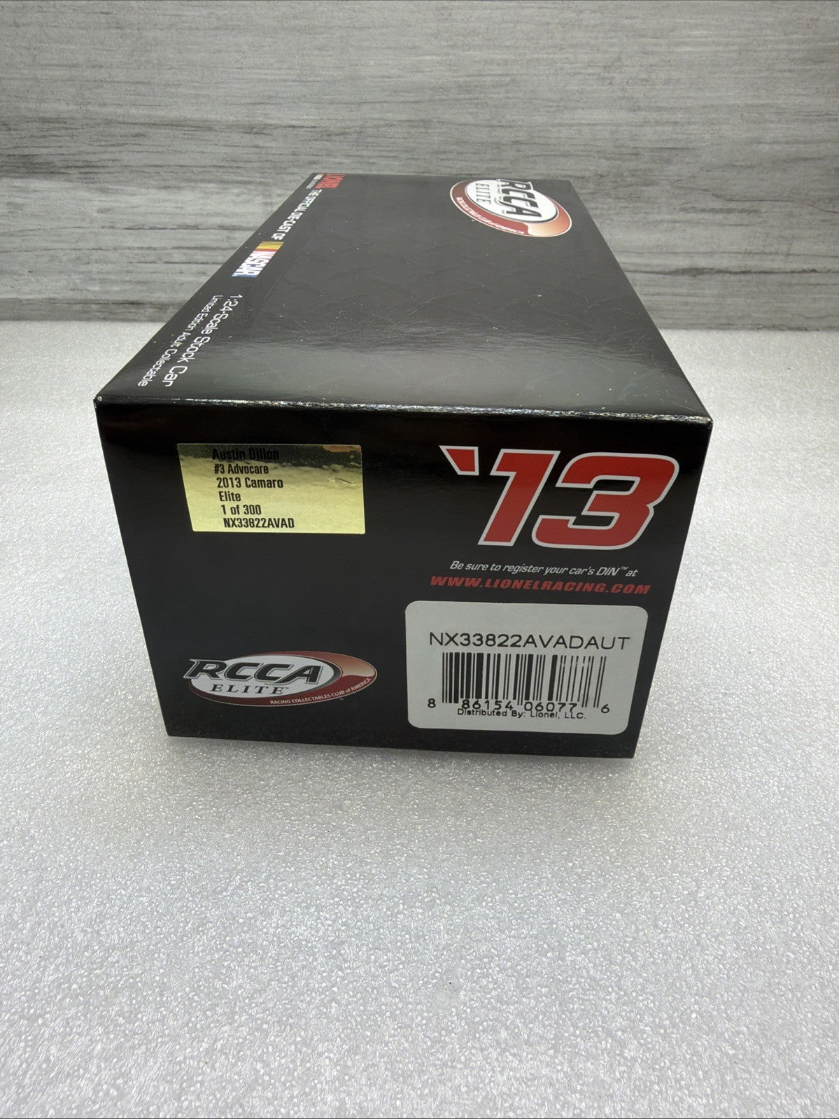 2012 RCCA ELITE Austin Dillon Advocare 1/24 Signed 103/300 W/COA NEW17