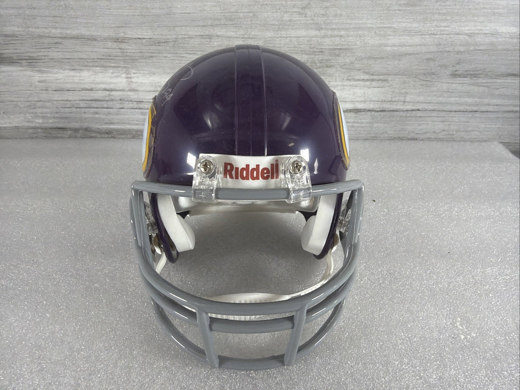 BUD GRANT Signed Minnesota Vikings Mini Helmet NO COA PLEASE READ,AUTHENTIC4