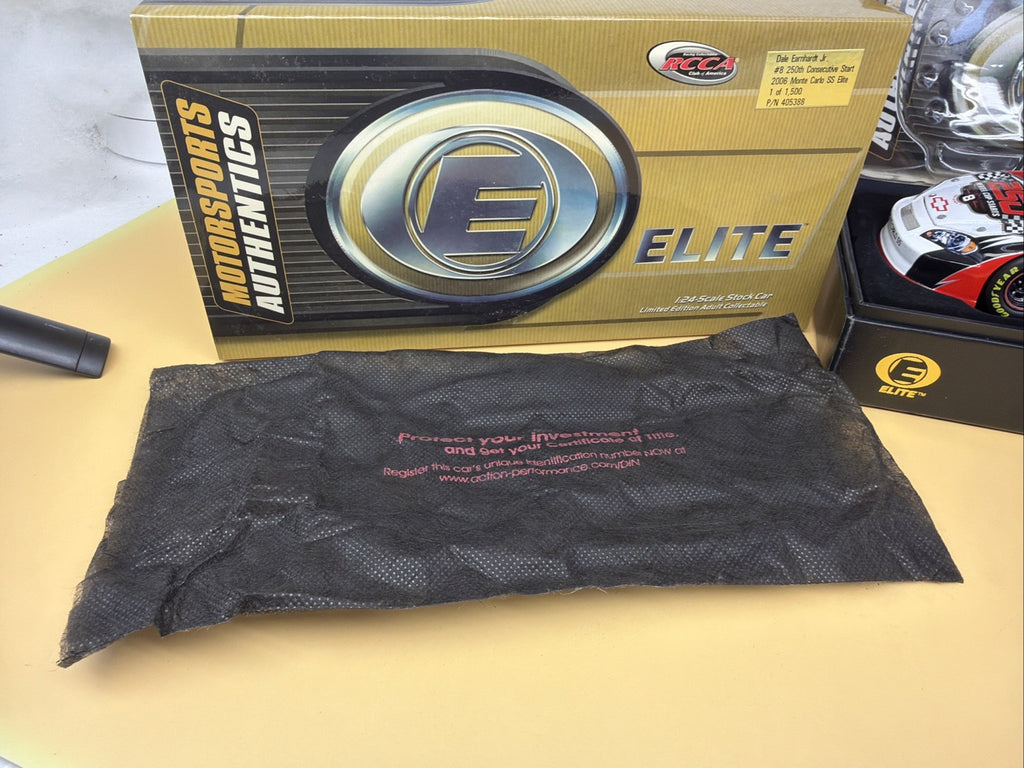 DALE EARNHARDT JR. 2006 ELITE #8 250TH CONSECUTIVE START CHEVY /1,500 MADE XRARE6