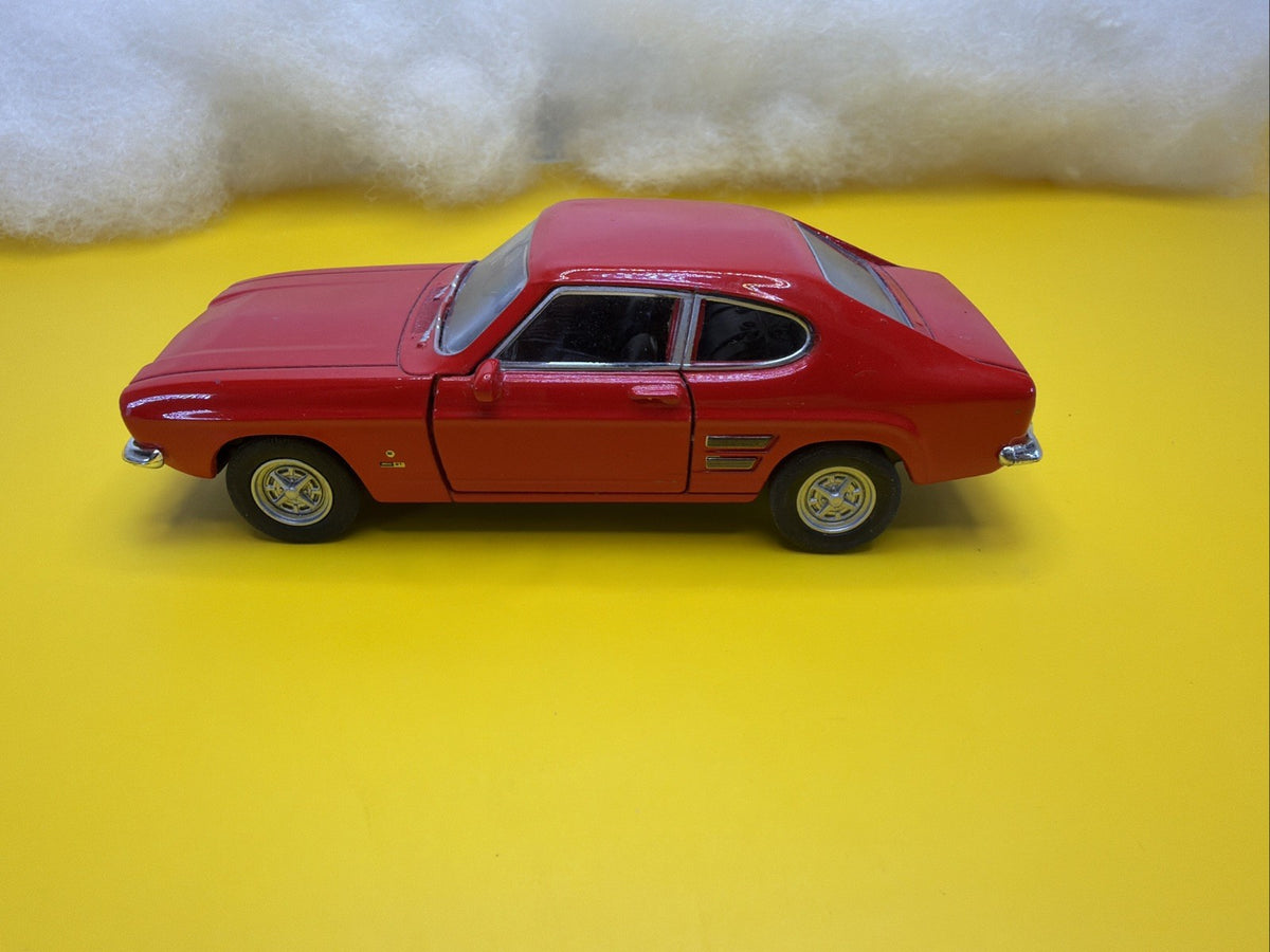 Welly 1969 Ford Capri Red 1:34 1:39 Scales 4.5 Inch Diecast Model No Box6