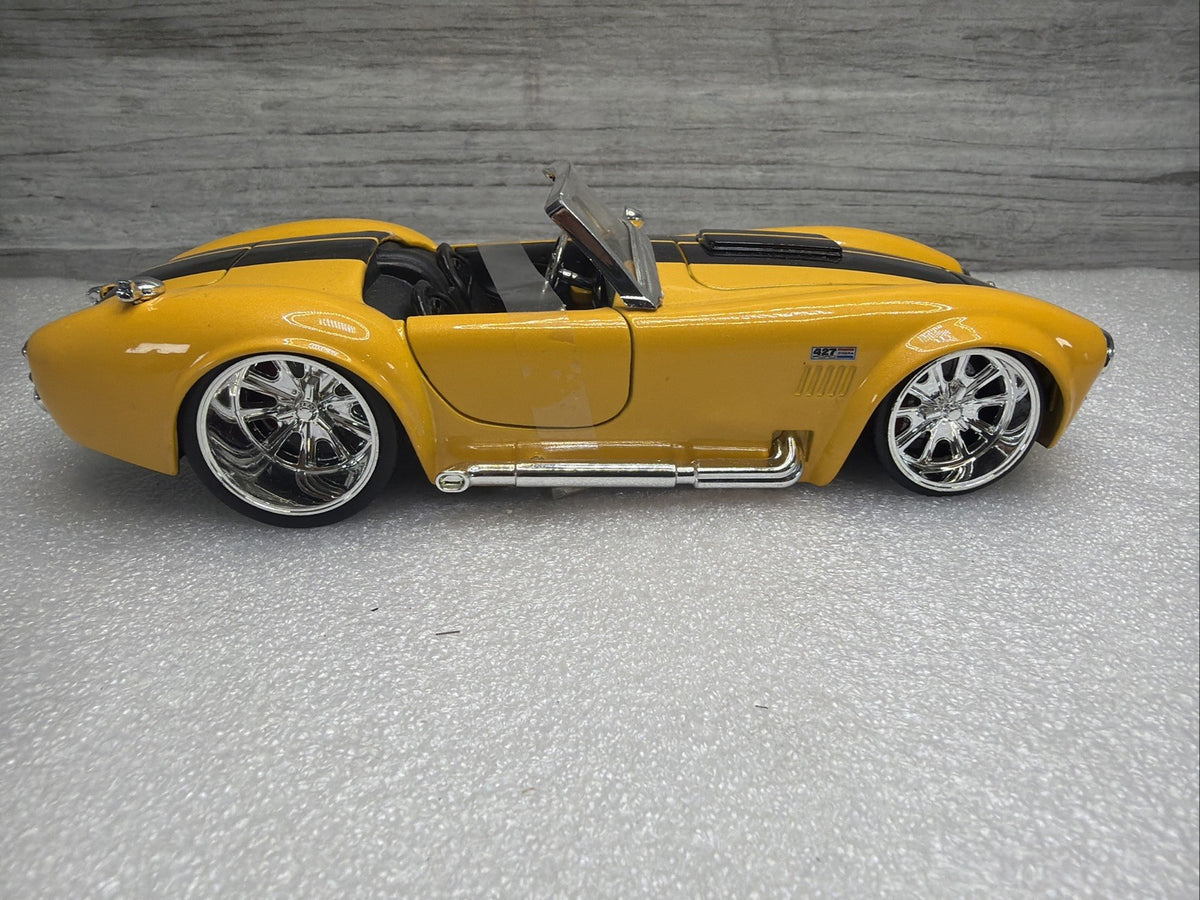 1965 Shelby Cobra 427 Jada Big Time  1/24 S/C Model Car No Box Missing Roll Bar0