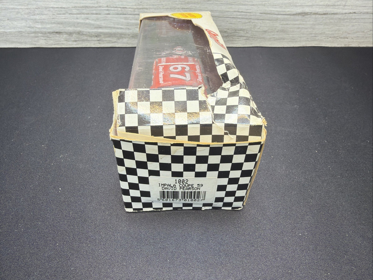 David Pearson #67 Rogers Esso 1959 Nascar Diecast 1 43 by Quartzo. Box Damage5