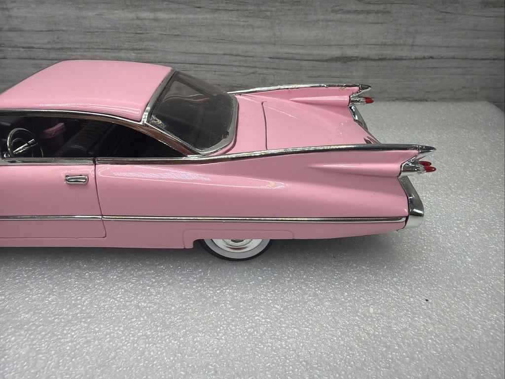 Jada, 1959 Cadillac Deville, Pink, 1:24 Diecast Car W Opening Doors Nice No Box12