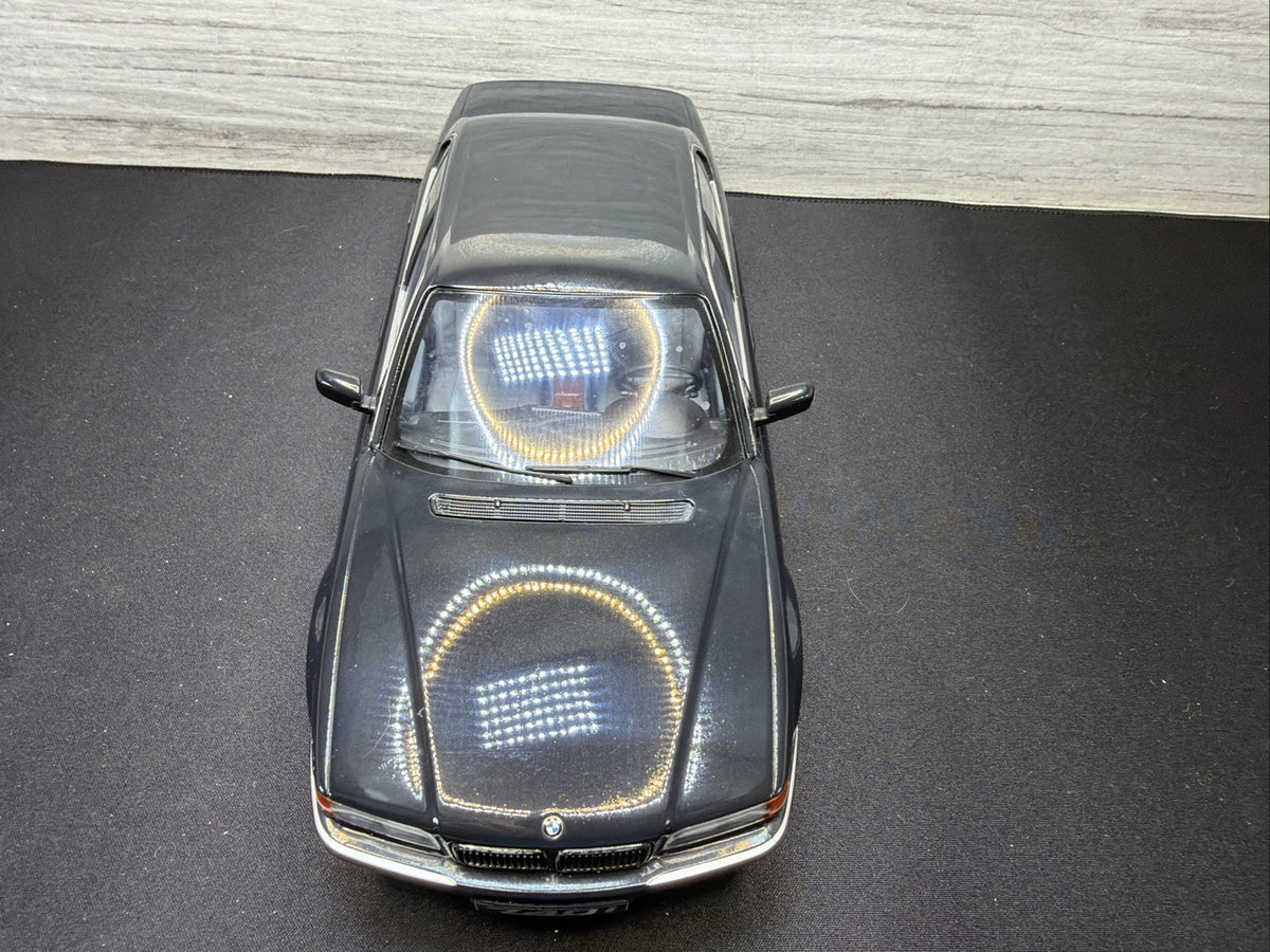 RARE 1:18 KK SCALE 1994 BMW 740i E38 7-series Black  Metallic Diecast  NO BOX5